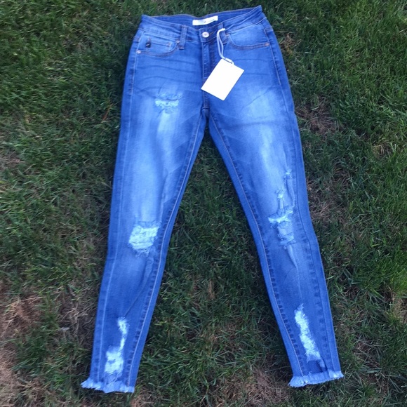 Last pair 👖 Cropped Distressed Skinny Jeans - Picture 5 of 6